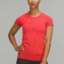 Lululemon Swiftly Tech Red Short Sleeve Photo 2