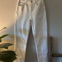 Everlane The Cheeky Jean Organic High Rise White Denim Straight Jeans size 27T Photo 7