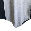 White House | Black Market  Women Top Knit Side Slit Stretch Black Gray Lagenlook Photo 6