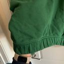 Lululemon Women’s 8  Relaxed Cropped Hoodie Everglade Green Cotton Terry Photo 4