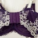 Wacoal  purple lace underwire bra size 34DDD Photo 6