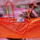 Sabo Skirt y2k striped orange crop cami Photo 3