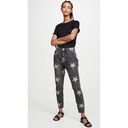 One Teaspoon  Camden Freebirds High Rise Gray Star Print Ripped Straight Jeans Photo 6