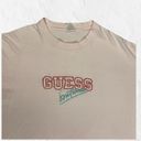 Guess Vintage Pastel Pink  Single Stitch T-shirt One Size Photo 1