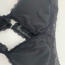 Aerie  Black Lace Bralette Racerback size M Photo 6