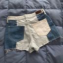 Hollister Patchwork High Rise Jean Shorts Photo 2