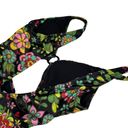 Modcloth  The Lara Black Floral One Piece Swimsuit Large Photo 6