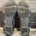 American Eagle  Women's Shoes Floral Flats Ladies Shoe Blue/Pink Size 8 Photo 13