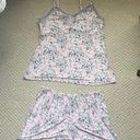 Rene Rofe Cami Shorts and Robe Floral Matching PJ Intimates Set Small NWT Photo 2