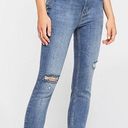 Free People Great Heights Frayed Skinny Jean Photo 0