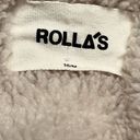 Rolla's Rolla’s Light Blue Wash Denim Sherpa lined Jacket, size Medium. Photo 4