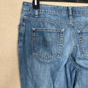 J.Jill  Women's Blue Denim Straight Jeans Size 8 Front & Back Pockets Photo 7