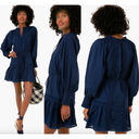 Tuckernuck  NWT Brand MARIACHER. Melilla Alfonsina Shirt in Marine M. Retail $380 Photo 2