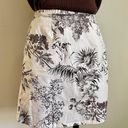 Brown and Cream Chinoiserie Printed Skort Size M Photo 1