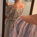 Blush Off Shoulder Dress Photo 1