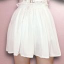 Brandy Melville  White Basic Elastic Waist Luna Miniskirt One Size (XS-S) Photo 2