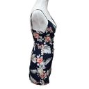 superdown  Revolve Dahlia Wrap Mini Dress in Navy Tropical Floral Women’s Size S Photo 3