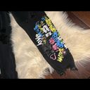 Tinseltown  Hi rise The Mom Jean graffiti raw hem sz 11 Photo 3