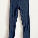 Lululemon  Size 0 Navy Blue High Rise Cropped Crop Align Leggings 23" Inseam Photo 0