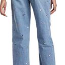 Universal Threads Universal Thread Floral Embroidered Super-High Rise Vintage Straight Jeans 6S/28  Photo 1