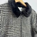 Talbots Petites Tweed Faux Fur Collar Jacket Size M Photo 1