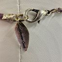 Coldwater Creek  purple and abalone beaded long necklace Photo 5