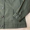 Denim & Co stretch twill jacket dark olive green M Photo 5