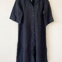 Madewell  Lightestspun Cover Up Maxi Shirtdress in True Black Size Small NWT Photo 5