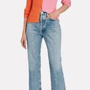 AGOLDE Lana Cropped Straight-Leg Jeans Button Fly 100% Organic Cotton Size 28 Photo 8