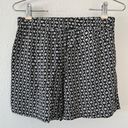 BCBGeneration Black & White Print Comb Shorts Photo 4