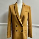 Banana Republic Double Breasted Wool Blend Button Closure Coat Camel Tan Brown 6 Photo 15