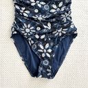 Bleu Rod Beattie  NWT Blue White Tropical Floral Sweetheart One Piece Swim Suit 6 Photo 4