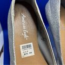 American Eagle  Silver Sparkle Ladies Ballet Flats size 7M Photo 3