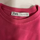 ZARA Pink Cropped Top Photo 2