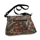 Sakroots ‎ Artist Circle Rainbow Spirit Desert Crossbody Bag Purse Coated Canvas Photo 9