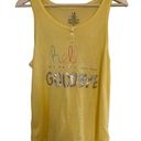 secret treasures  Hello Goodbye Yellow Tank sleep shirt Medium Photo 0