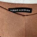 Naked Wardrobe NWOT Size S Snatched V Waist Leggings Brown Skinny High Rise Photo 3