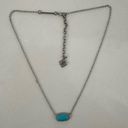 Kendra Scott  Elisa Turquoise Blue Magnesite
Pendant and Silver Necklace Photo 2