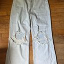 Vervet  light blue distressed cropped flares size 28 NWOT Photo 3