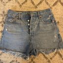 Levi's High Waisted Ribcage Jean Shorts Photo 0