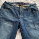 Torrid Denim Dark Wash Lightly Distressed Bootcut Raw Hem Jeans, size 12 Photo 7