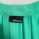 Adrienne  Sleeveless Career Wear Green Top Size M Photo 1