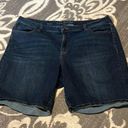 Lane Bryant  Bermuda Jean shorts. Size 22. Excellent condition. Photo 0