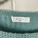 Elodie  Teal Knit Oversized Dolman Sleeve Sweater Size XS Photo 4