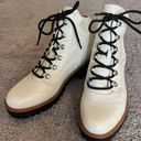 Indigo rd. White Combat Boots Photo 0