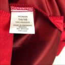 Dress Barn  Faux Suede Red Jacket Size 14 16 Photo 4