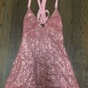 Lucy in the Sky Omnia Dress in Barbie Pink Sequins Photo 5