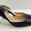 Manolo Blahnik Vintage  leather slingback pumps Size 36 1/2, 6.5US Photo 1