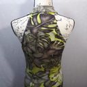 Joseph Ribkoff  90’s Vintage Hawaiian Floral Full Zipper Body Con Dress 6 Photo 6