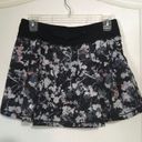 Lululemon Women's Size 6 Pace Rival Spring Bloom Multi Black Skirt Photo 2